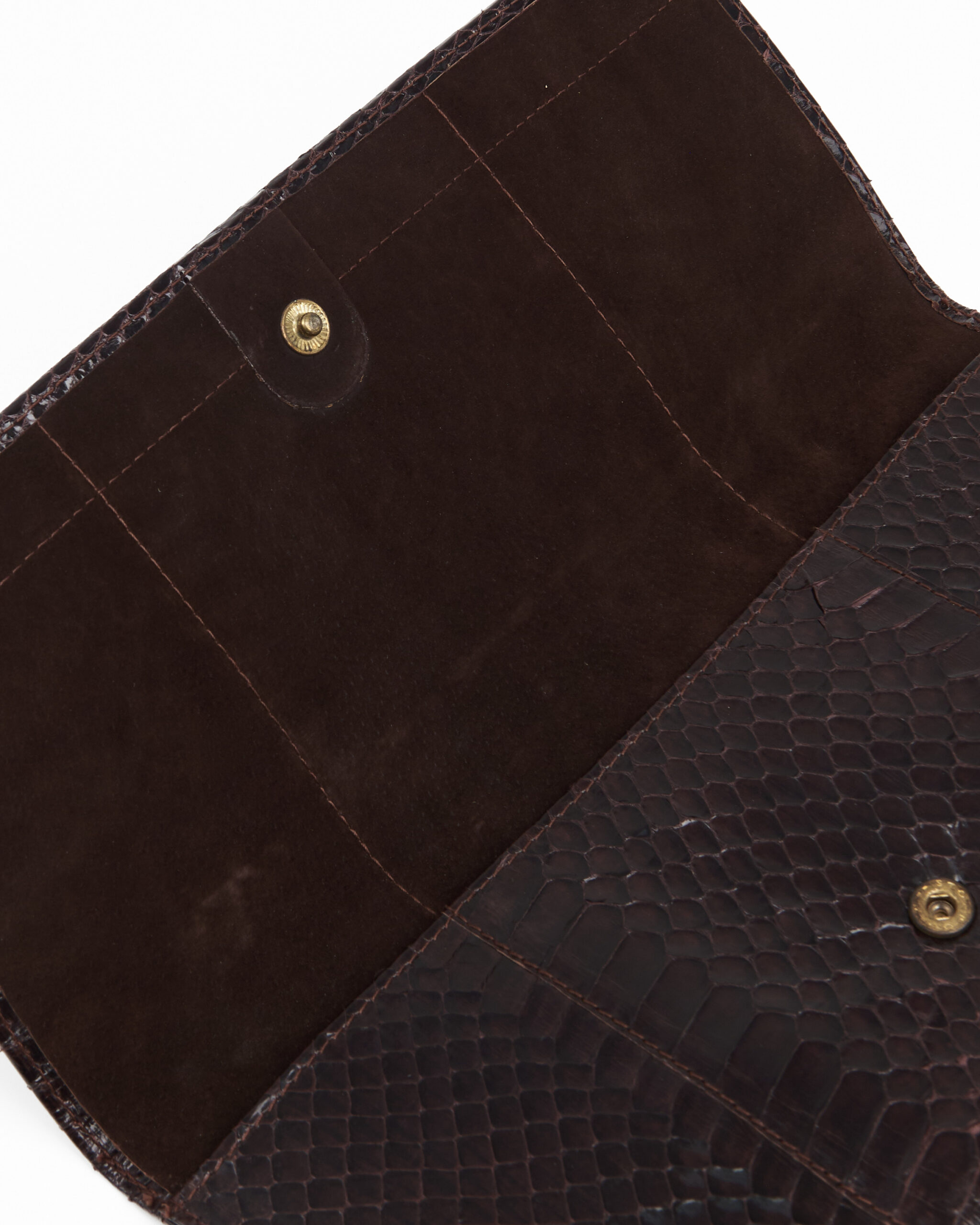 Клатч из натуральной кожи питона — изображение 3