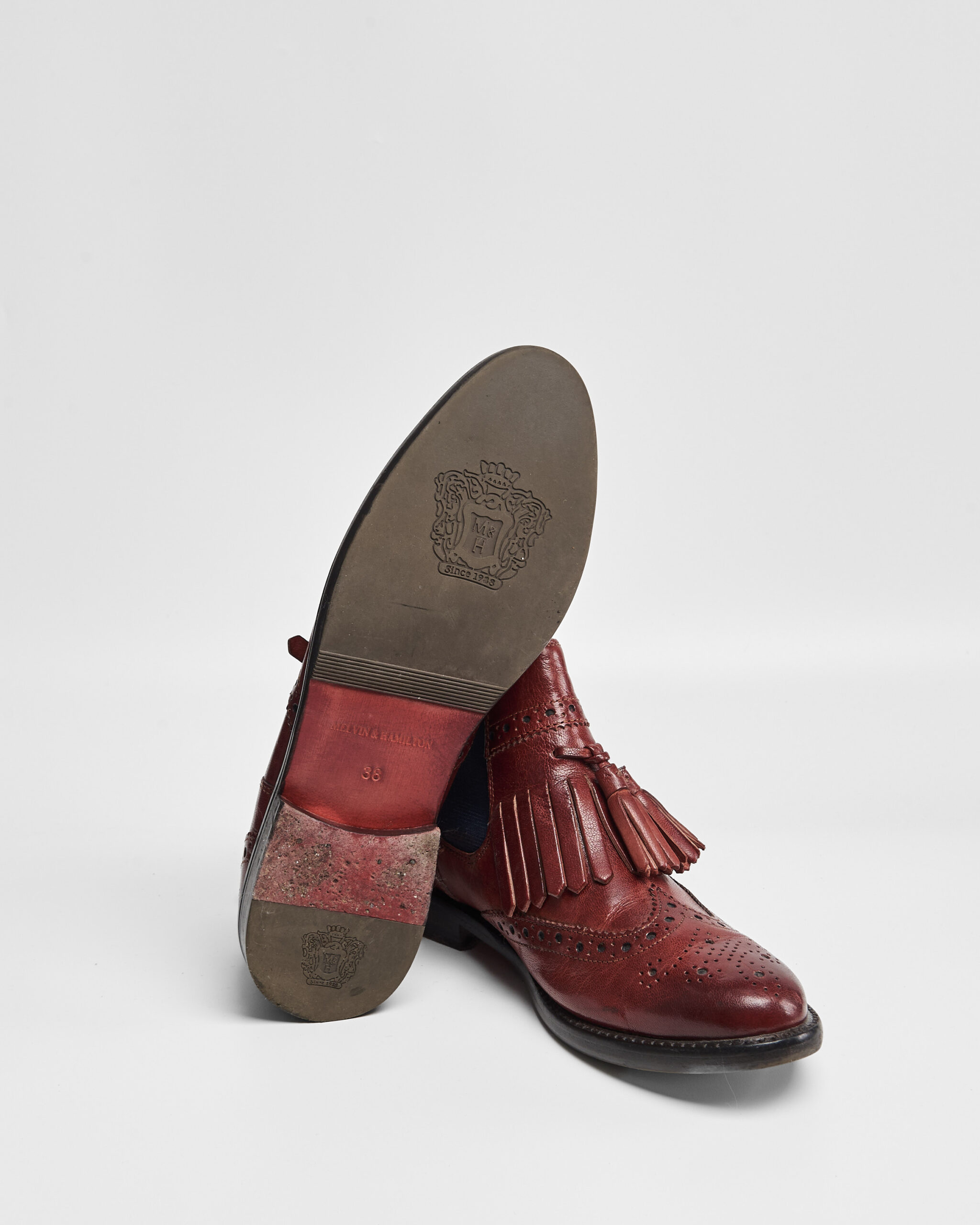 Броги Melvin & Hamilton из натуральной кожи — изображение 3