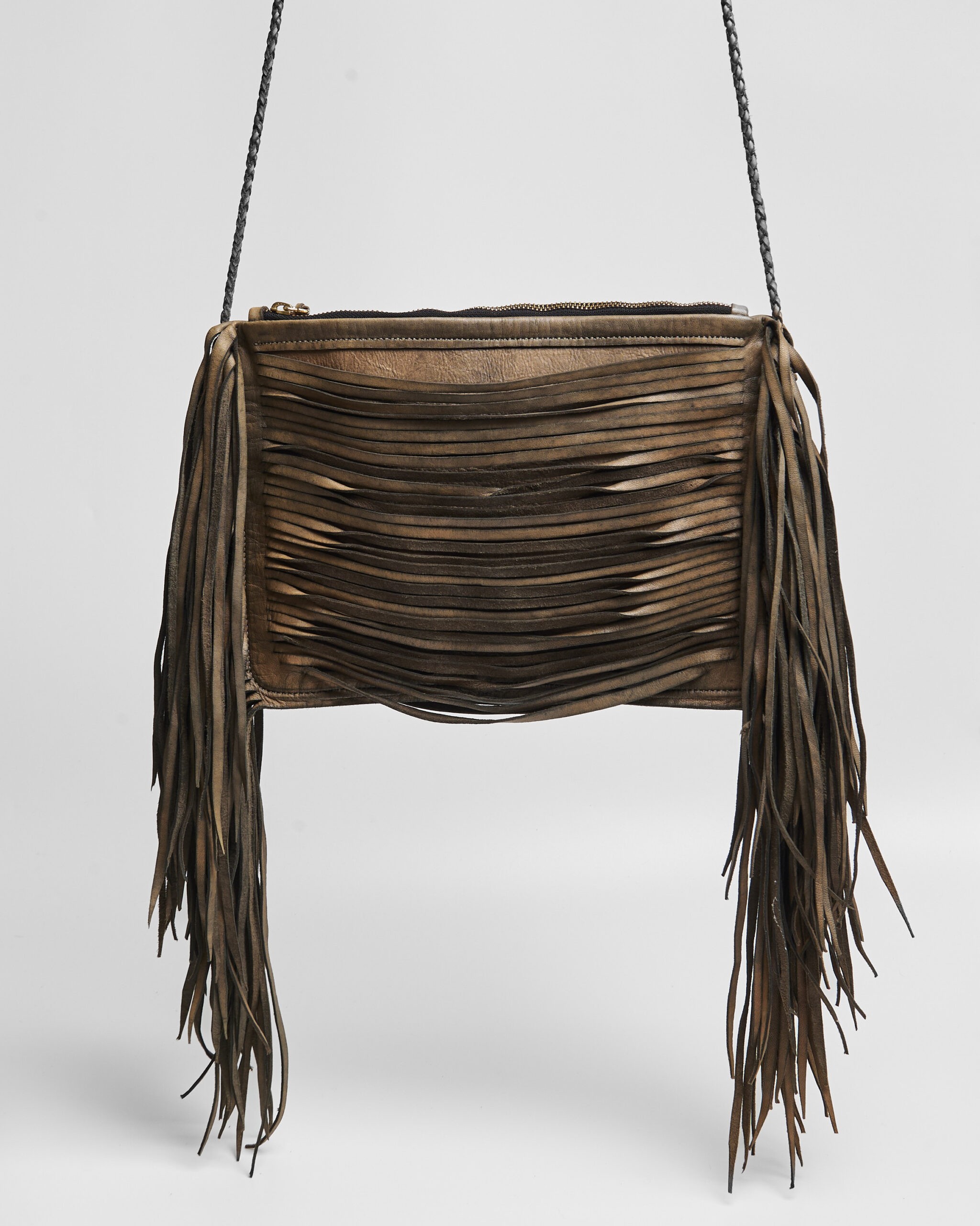 Сумка Caravana из натуральной кожи с бахромой — изображение 4