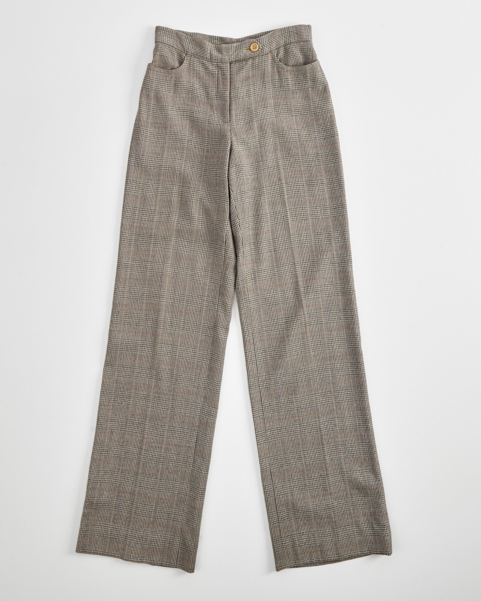 Брюки в клетку Fendi