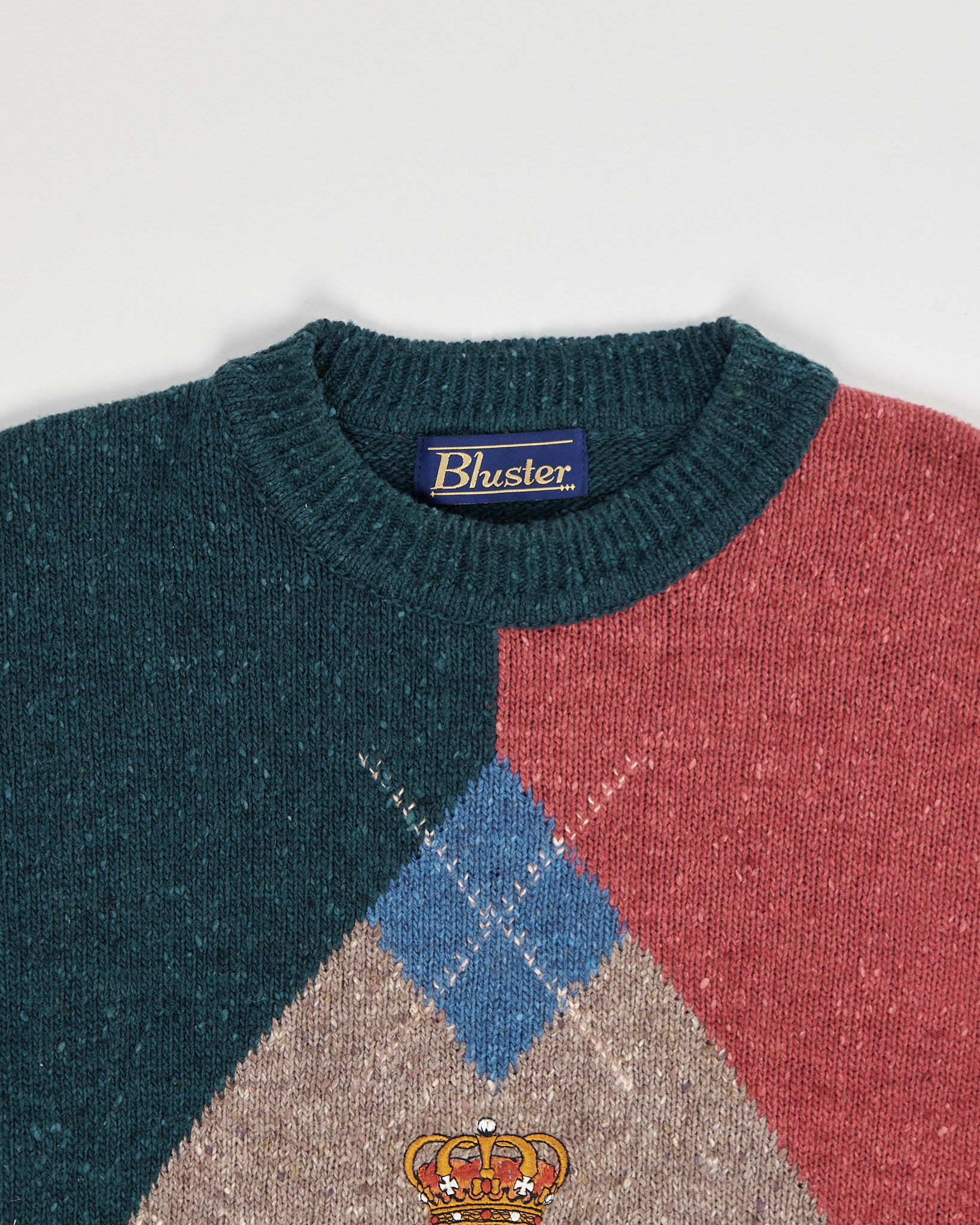 Винтажный свитер с гербом Golf Club — изображение 4