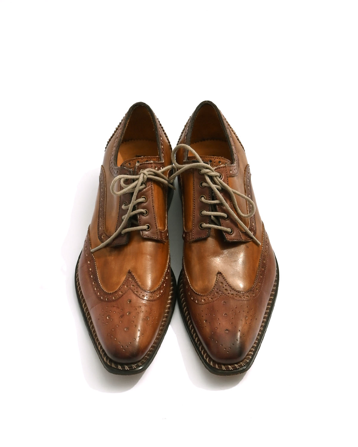 Винтажные броги Pratesi Made in Italy — изображение 3
