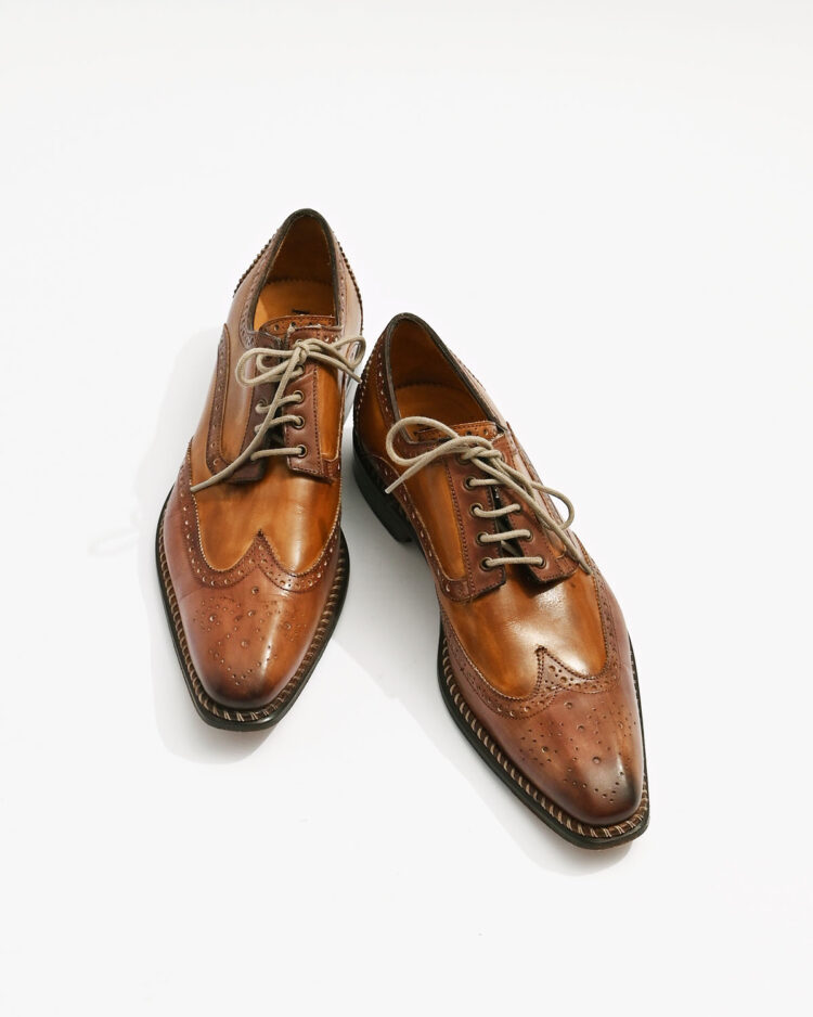 Винтажные броги Pratesi Made in Italy