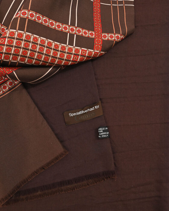 Шарф из шерсти и шелка Made in Italy — фото 3