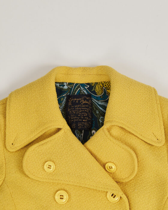 Винтажное двубортное пальто made in Japan — фото 7