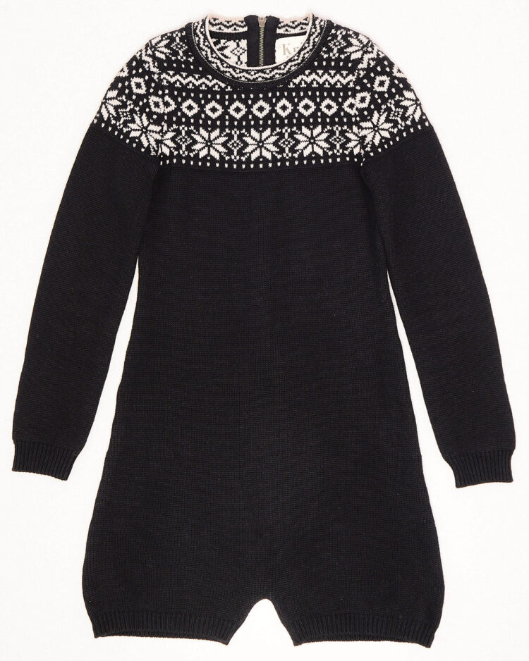 Комбинезон трикотажный с норвежским орнаментом