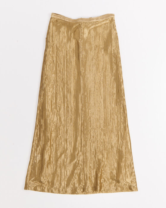 Юбка-макси золотая Blumarine Blumarine — фото 2