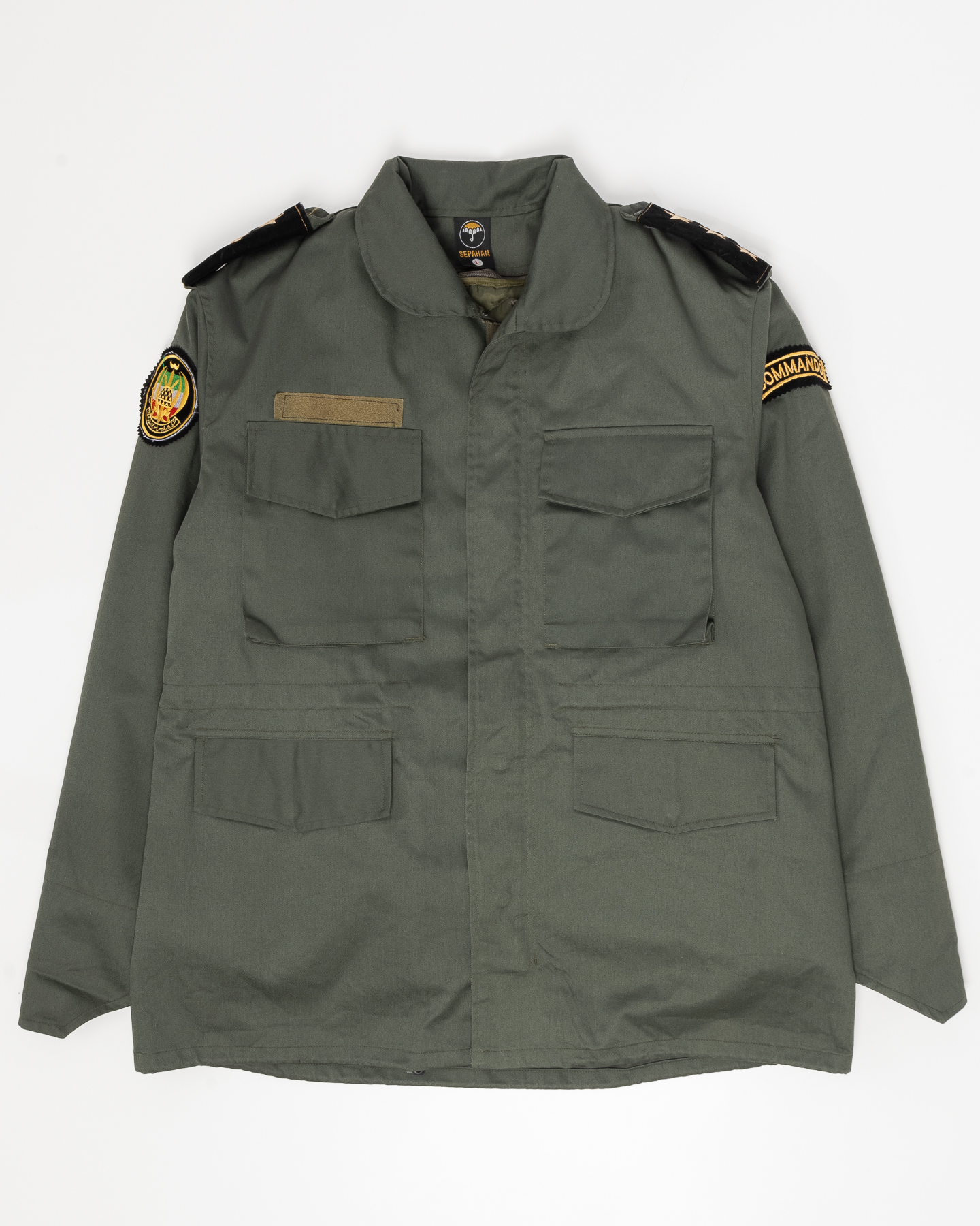 Винтажная армейская куртка с утеплённой подкладкой SEPAHAN