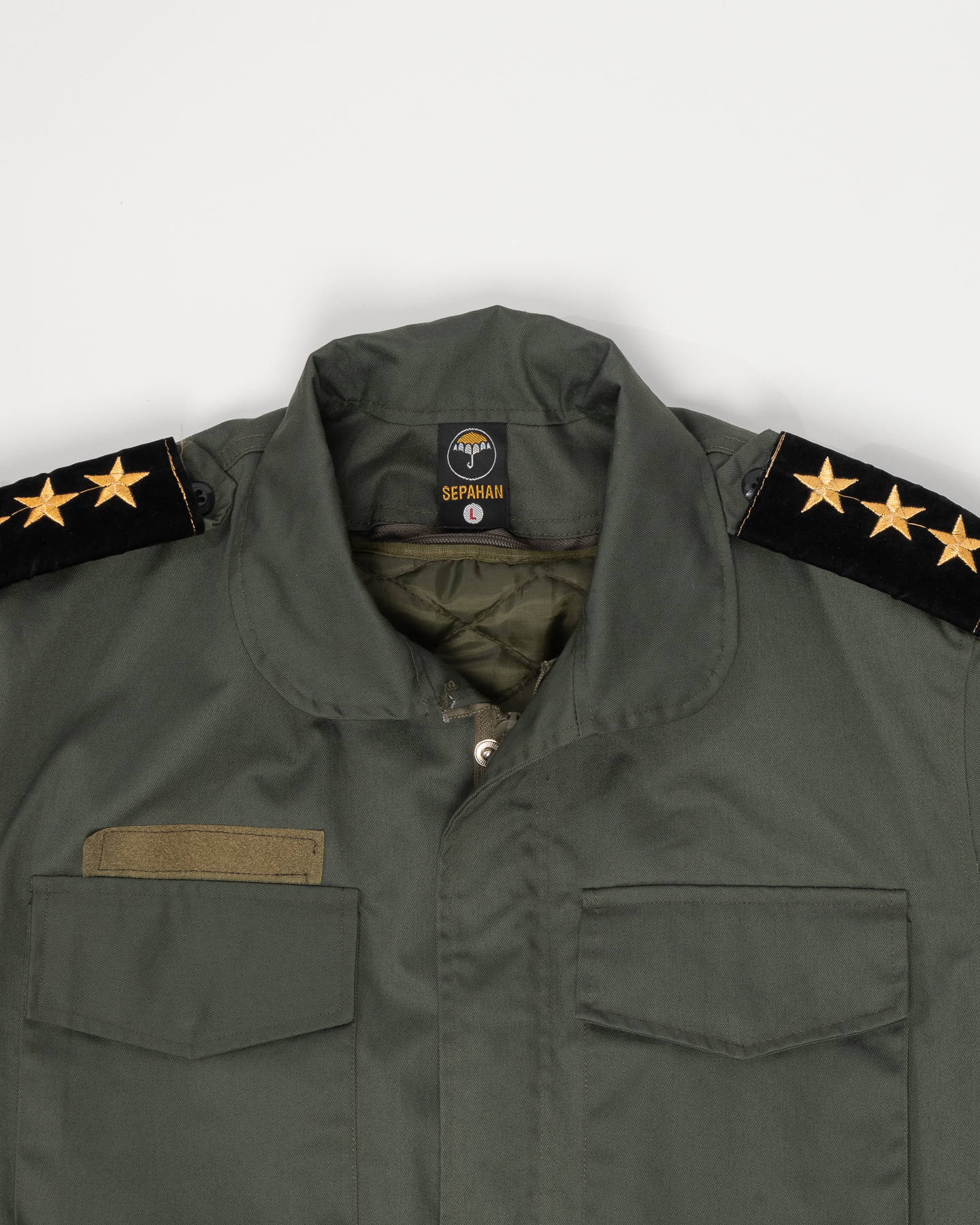 Винтажная армейская куртка с утеплённой подкладкой SEPAHAN — изображение 3