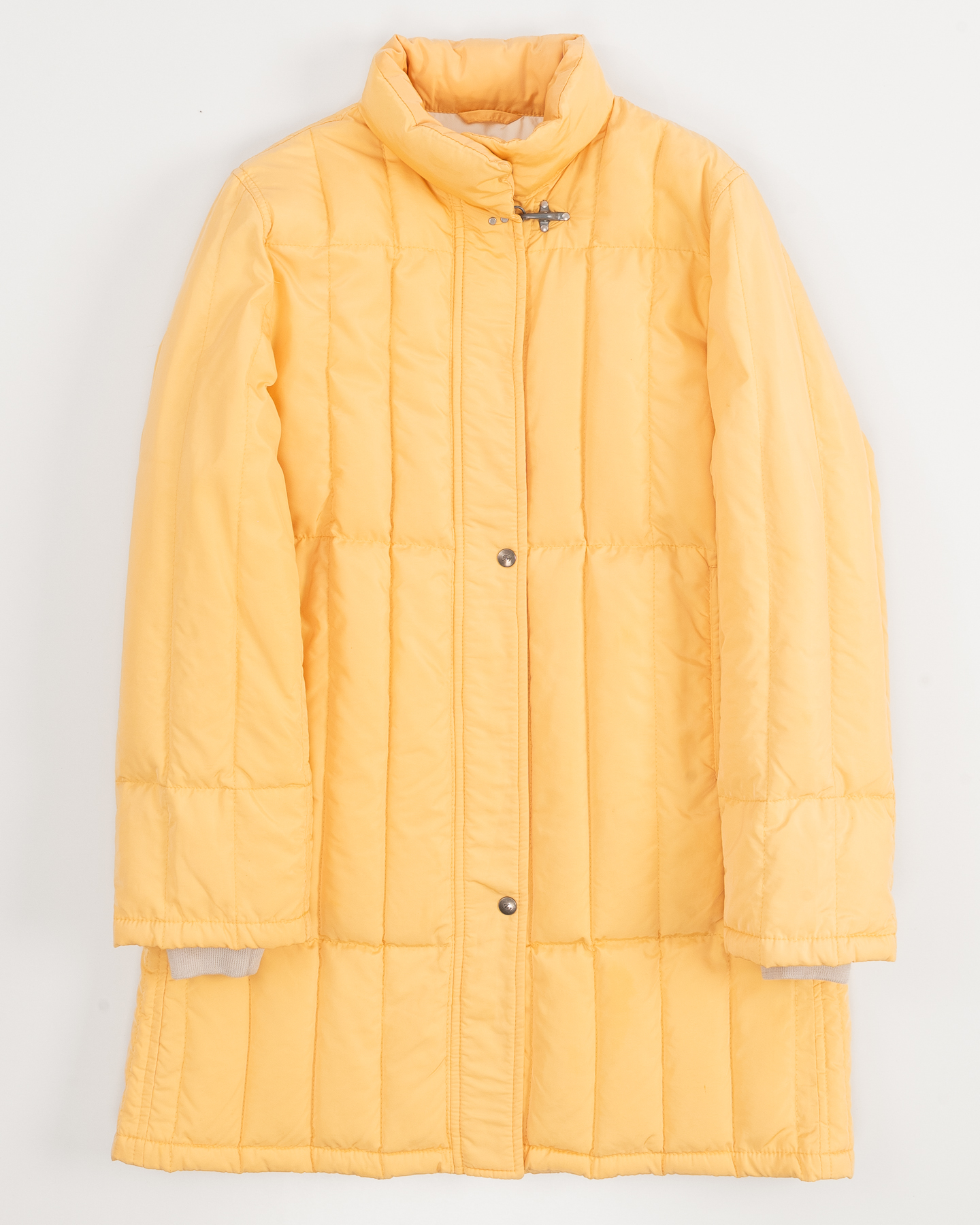 Желтая стеганая куртка куртка Fay