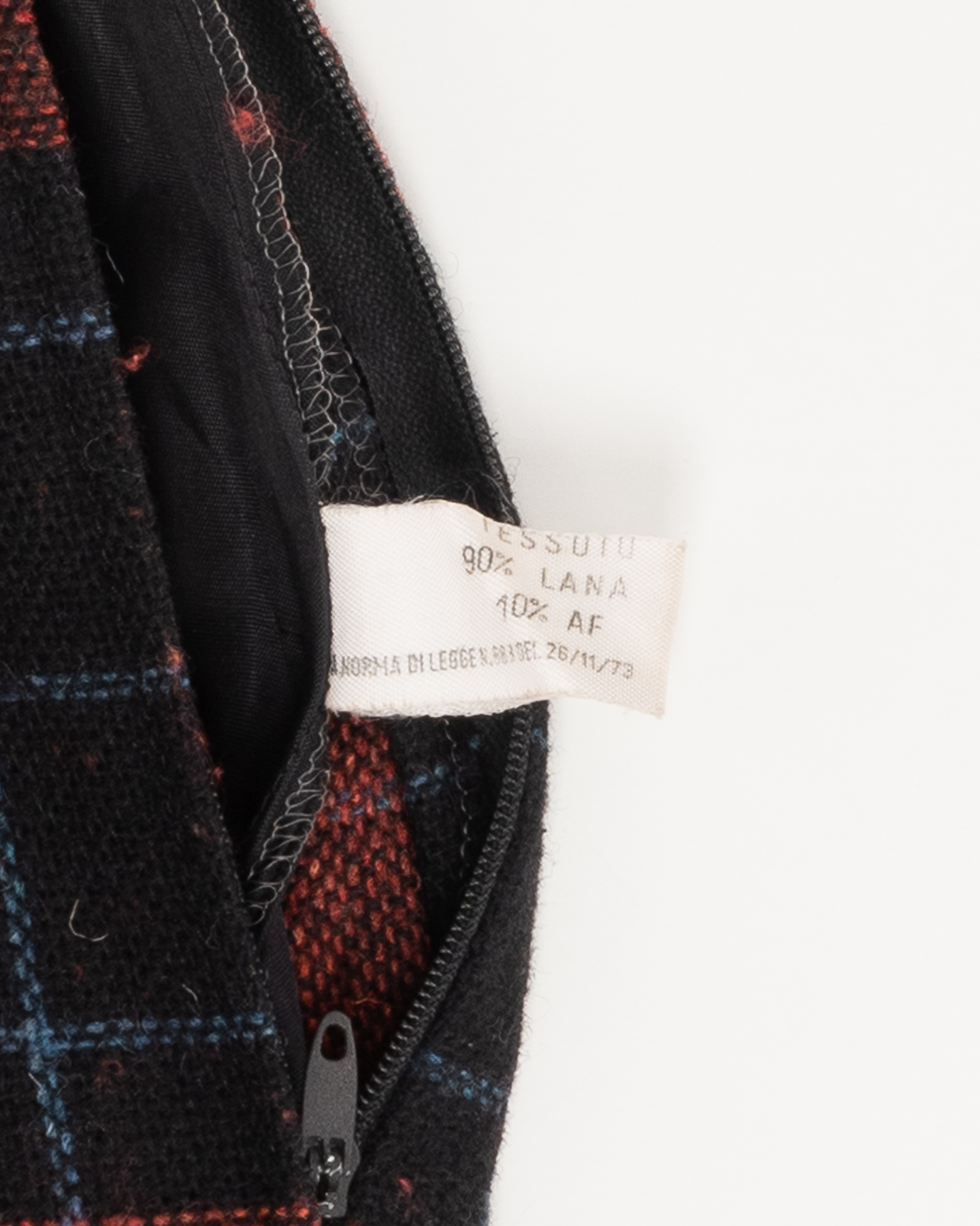 Шерстяная юбка в клетку — изображение 4