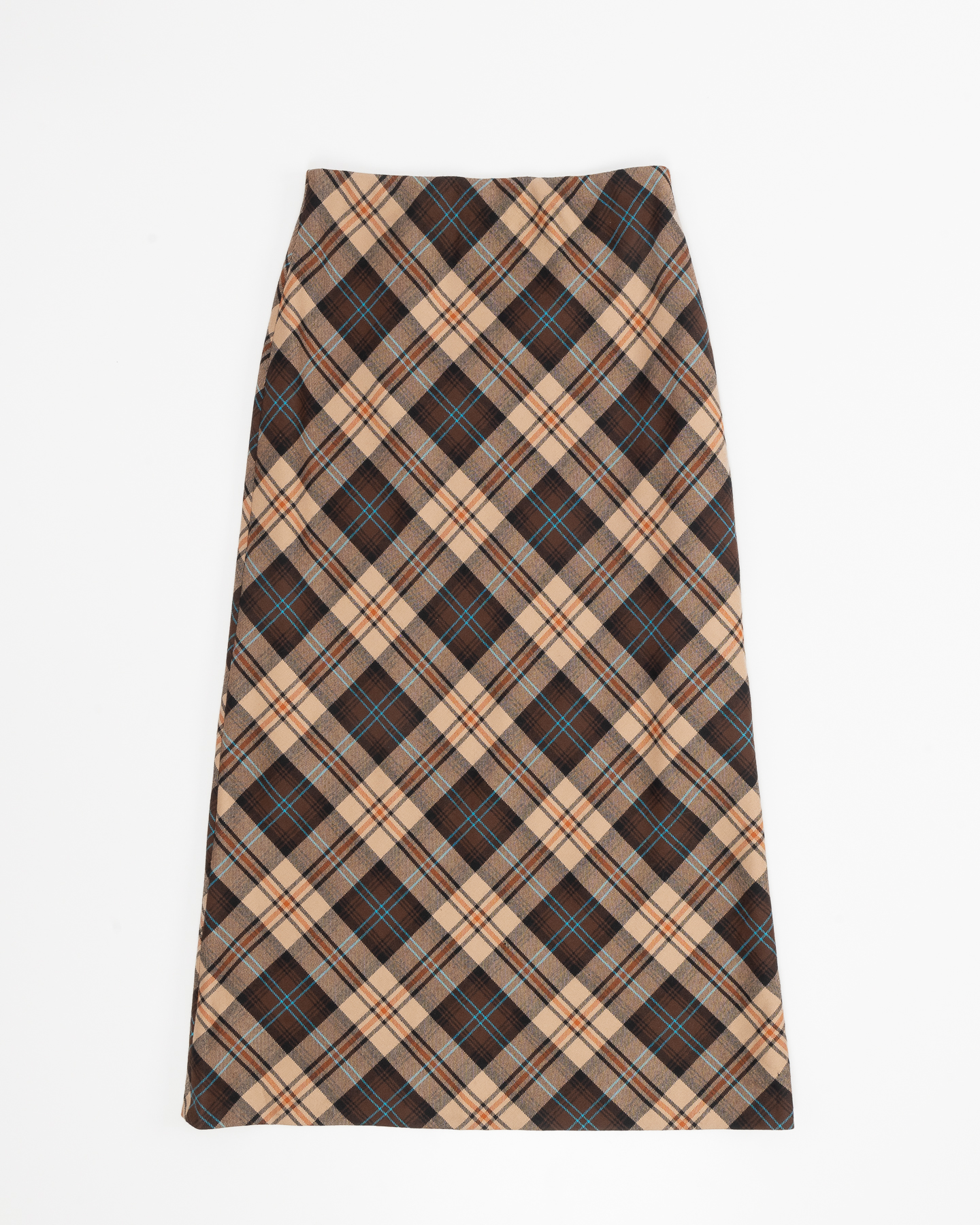 Юбка из чистой шерсти в клетку — изображение 2