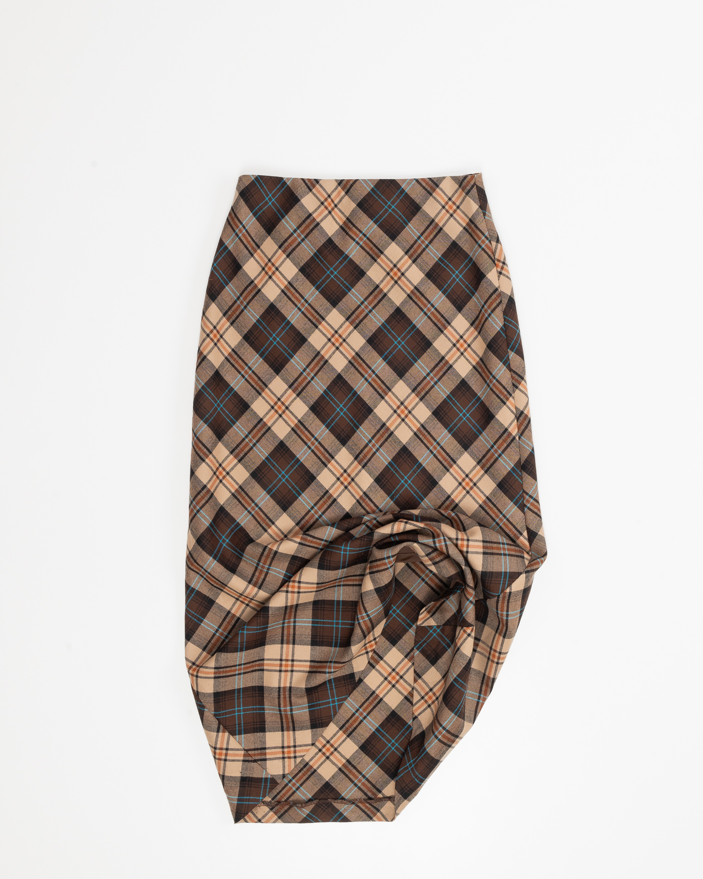 Юбка из чистой шерсти в клетку — изображение 4