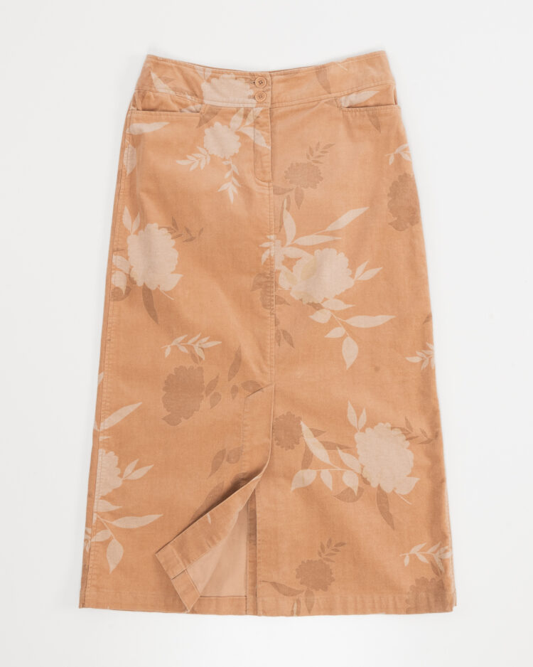 Юбка из хлопкового вельвета