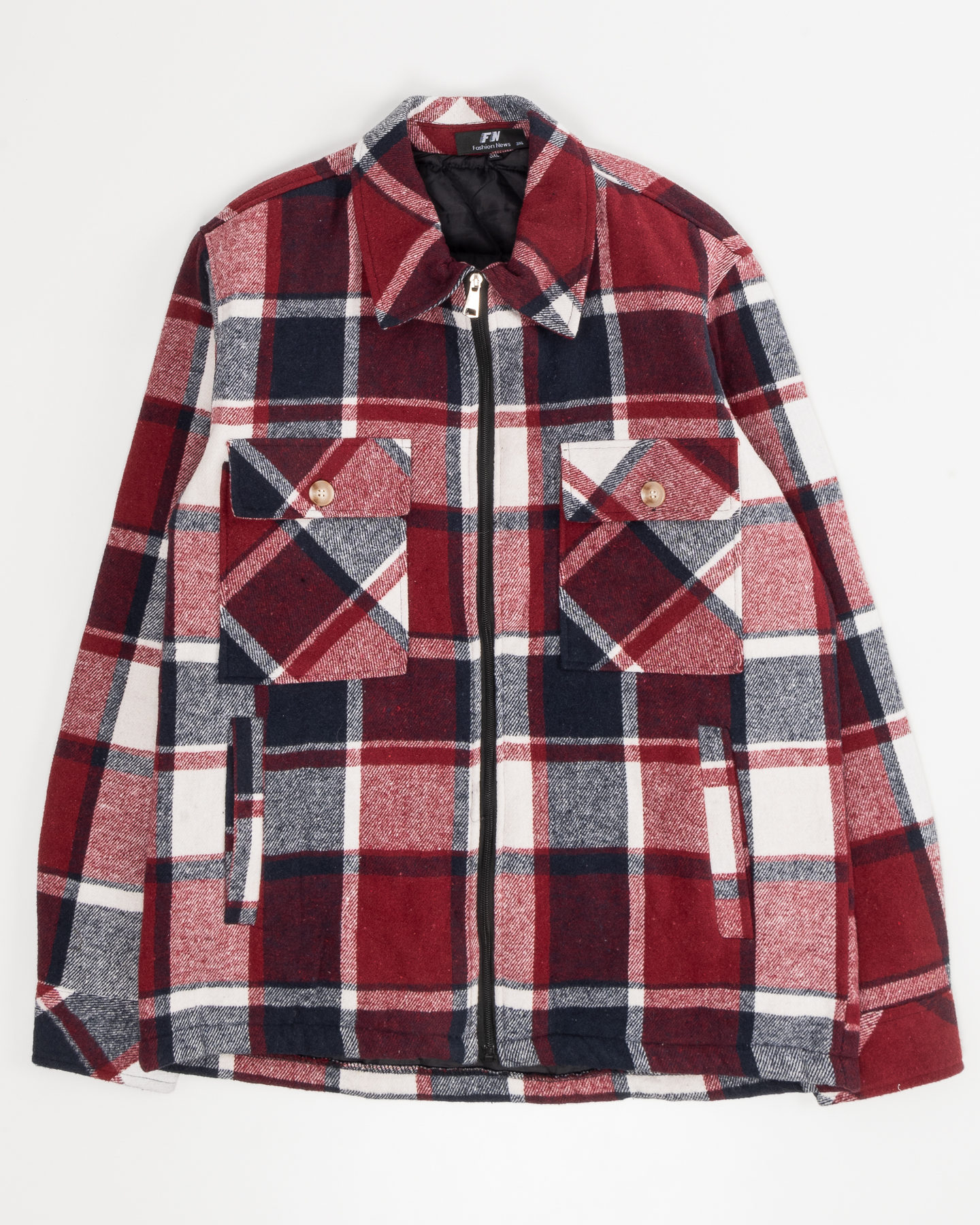 Рубашка-куртка в крупную клетку