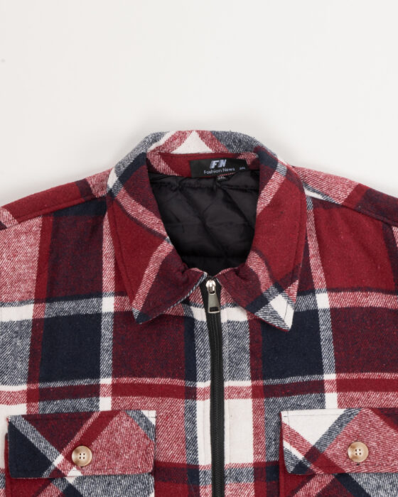 Рубашка-куртка в крупную клетку Fashion News — фото 3