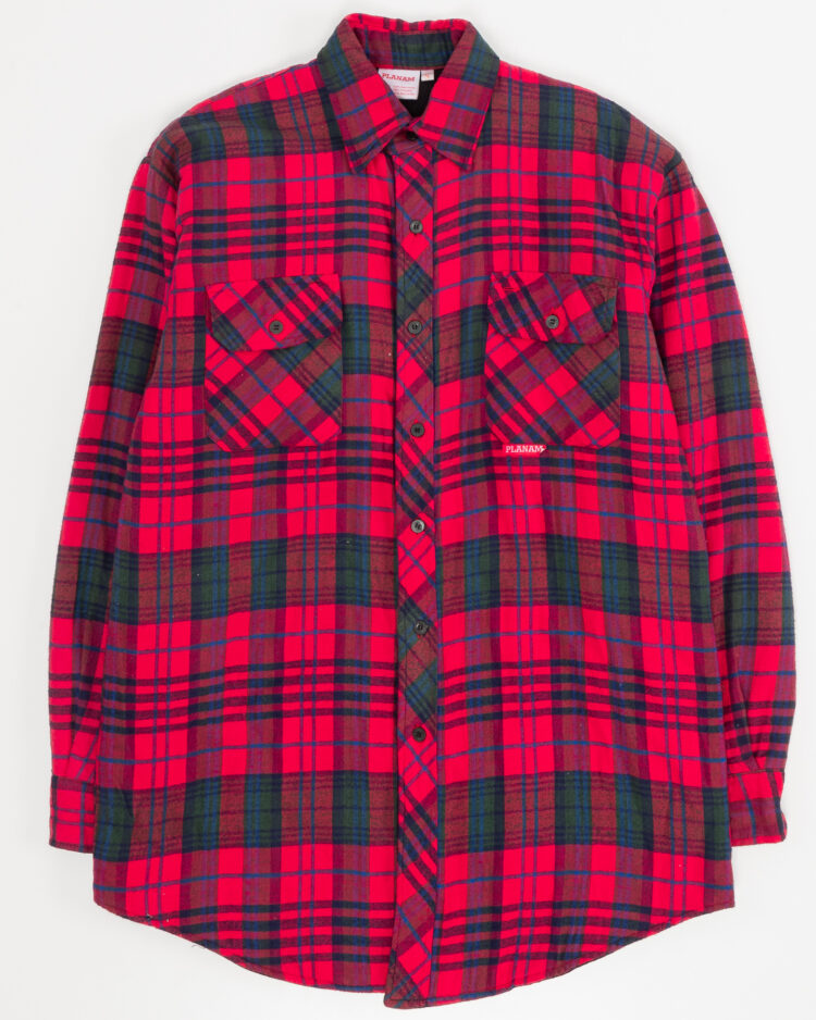 Теплая рубашка PLANAM в клетку