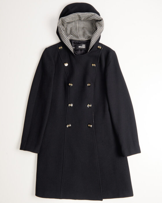 Пальто Love Moschino с капюшоном Moschino