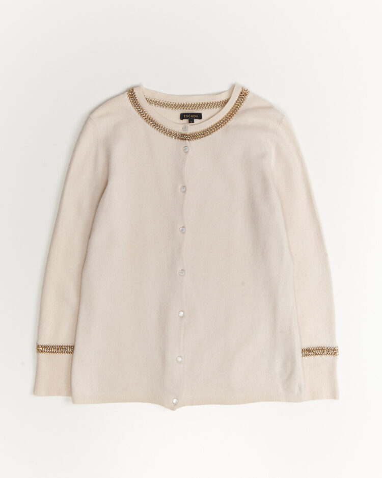 Кардиган Escada с декоративной цепочкой