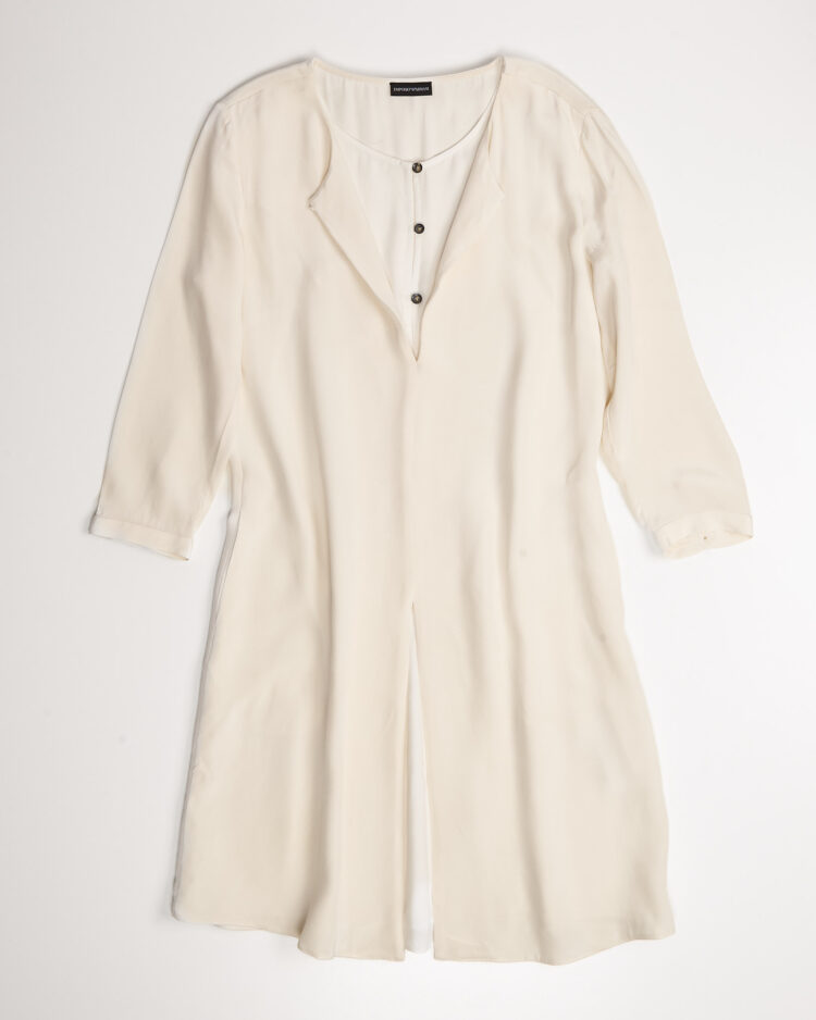 Платье Emporio Armani молочного оттенка