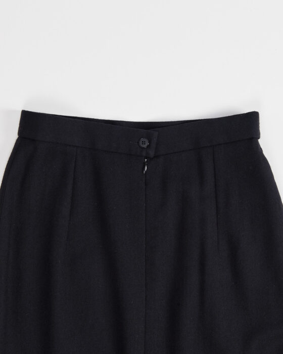 Юбка из шерсти прямого кроя — фото 3