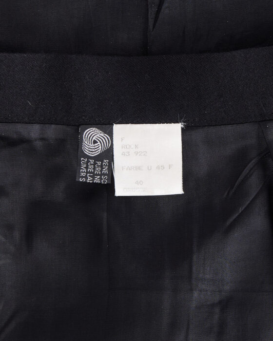 Юбка из шерсти прямого кроя — фото 4