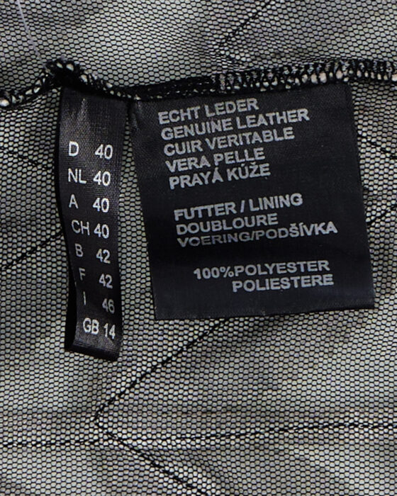 Кожаная блуза с узором — фото 5