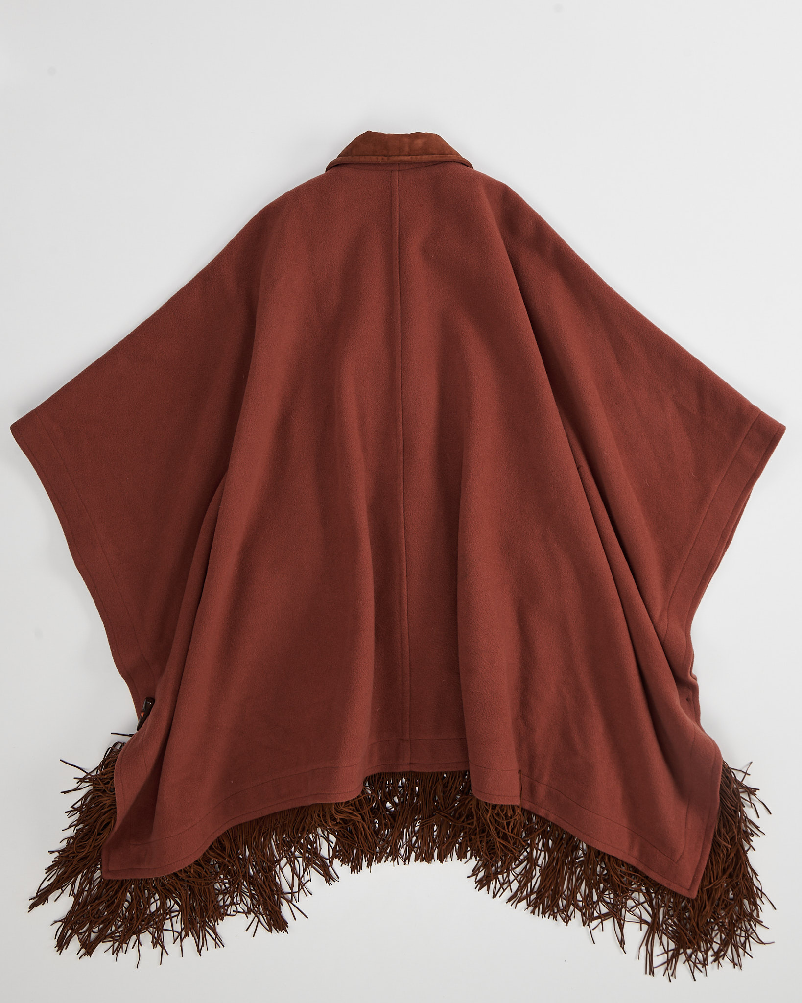 Пончо с бахромой Made in Italy — изображение 3