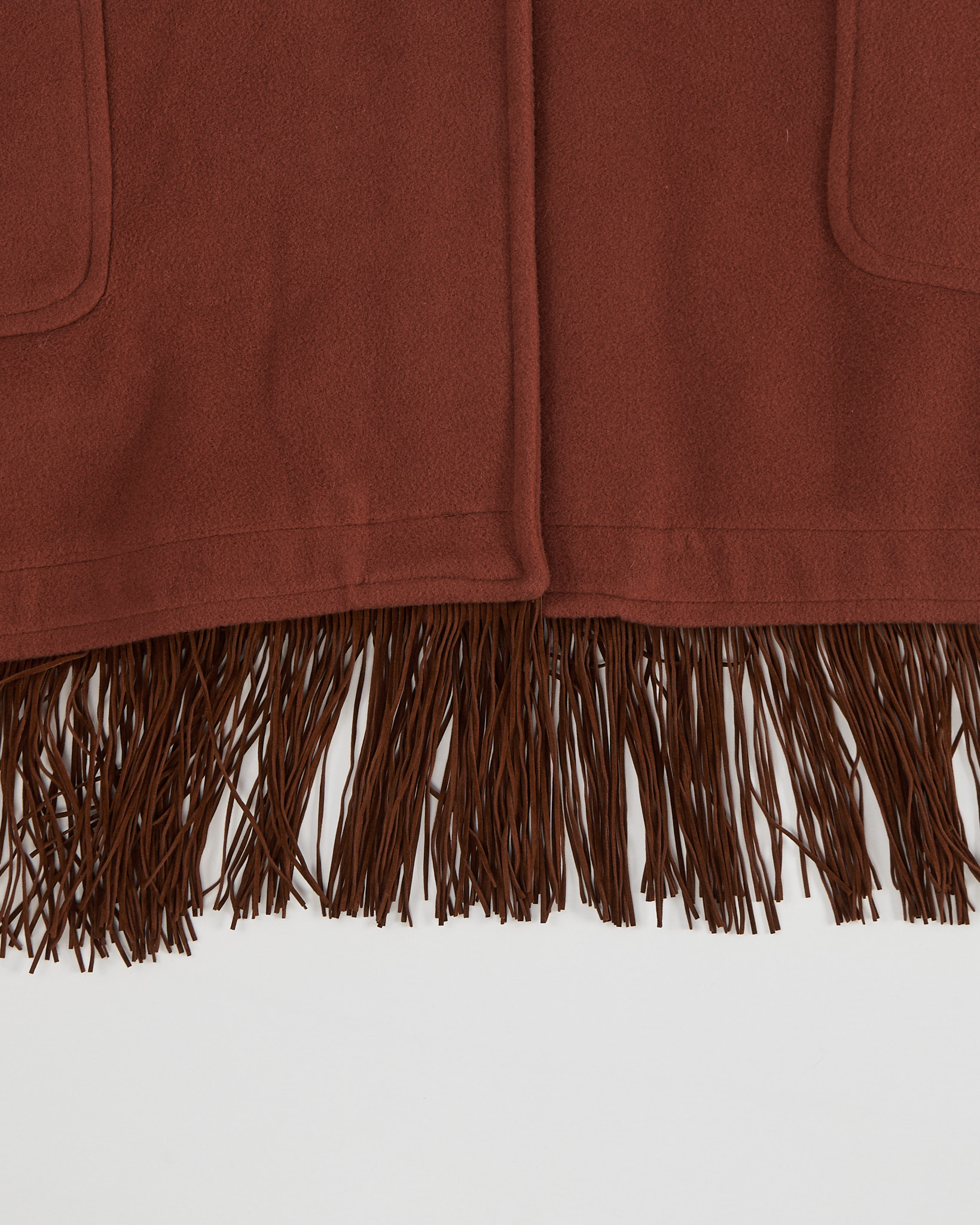 Пончо с бахромой Made in Italy — изображение 6
