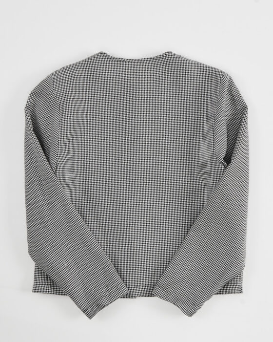 Жакет с узором пье-де-пуль — фото 2