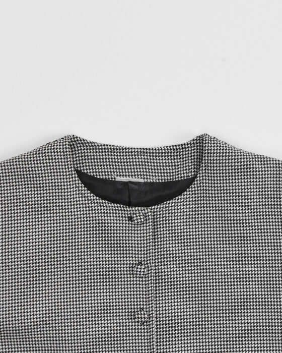 Жакет с узором пье-де-пуль — фото 3