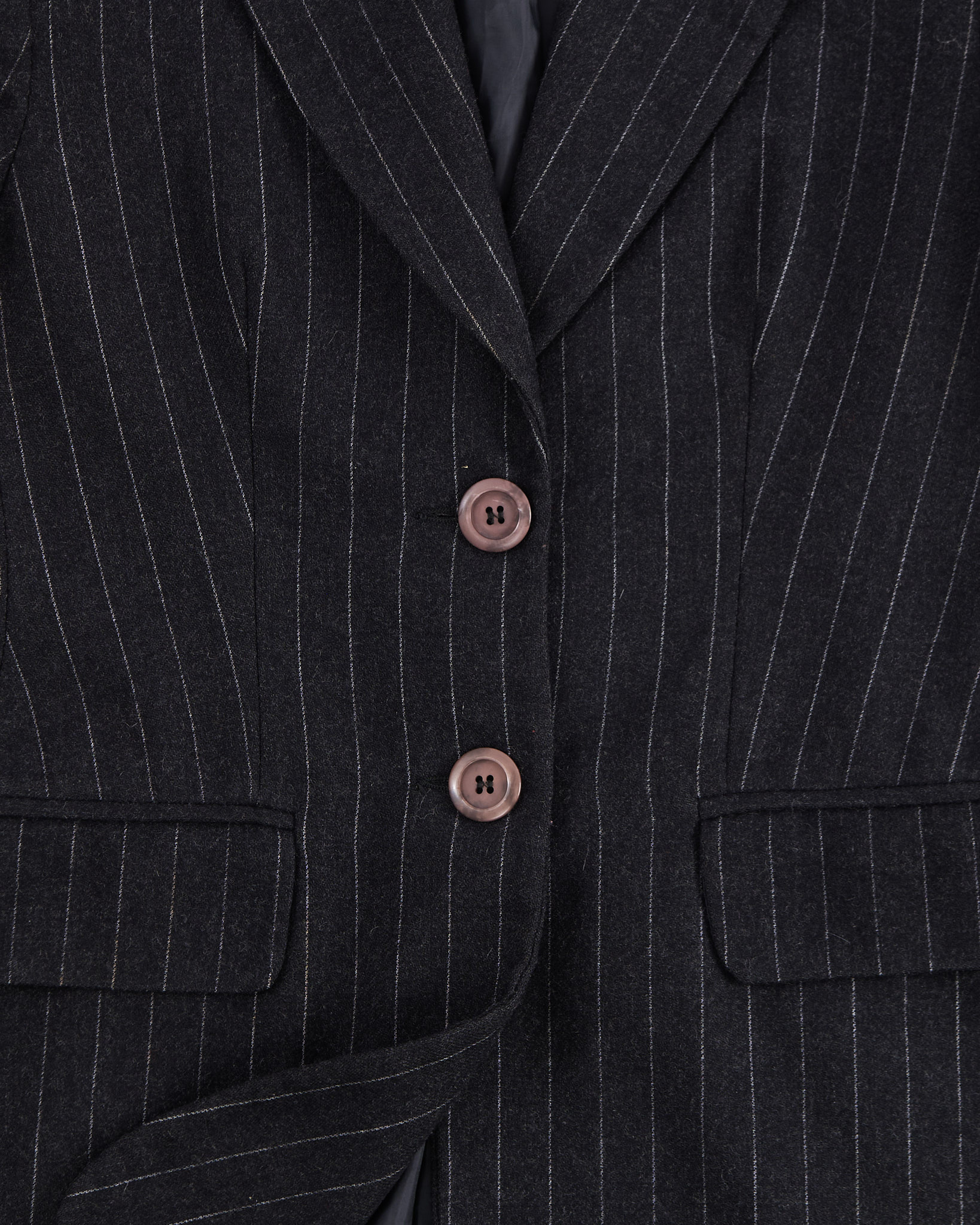 Пиджак в тонкую полоску из шерсти — изображение 3