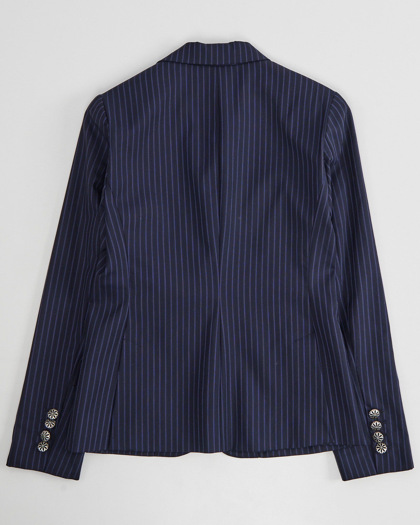 Двубортный жакет в тонкую полоску Alba Moda — изображение 2