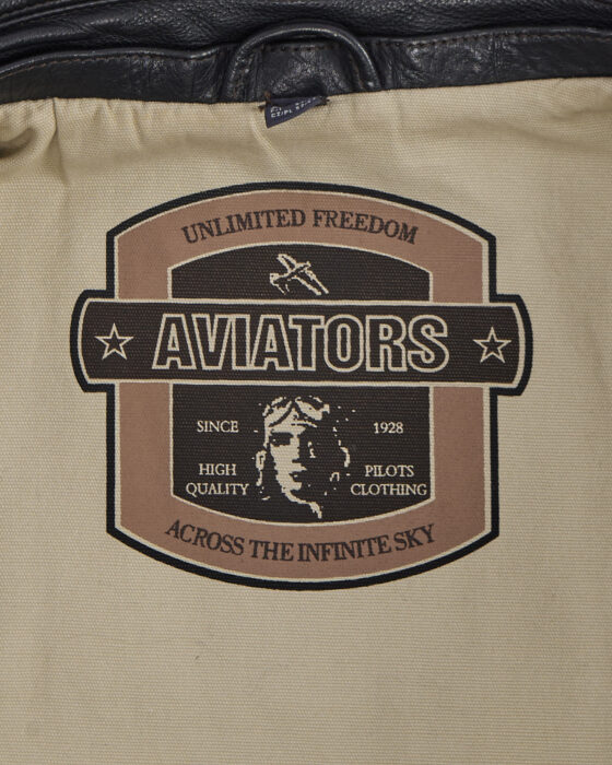 Кожаная куртка Aviators — фото 6