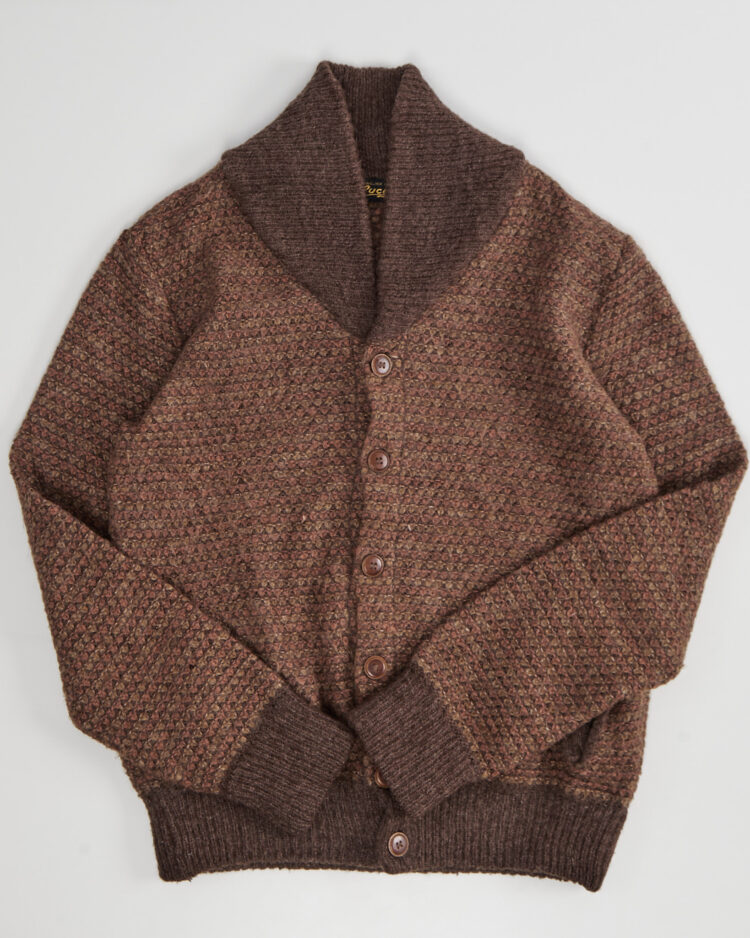 Кардиган и шерсти с  узором