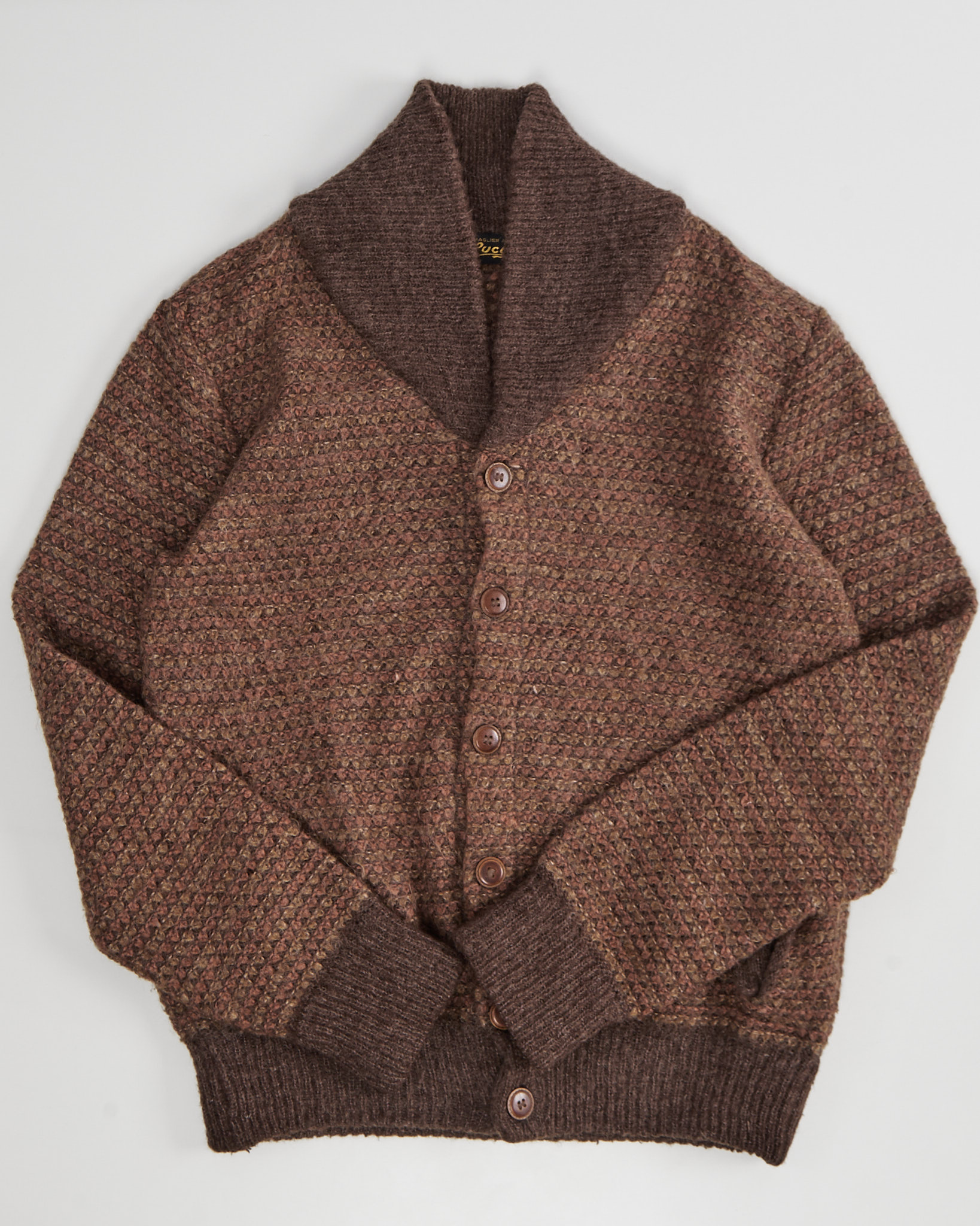 Кардиган и шерсти с узором