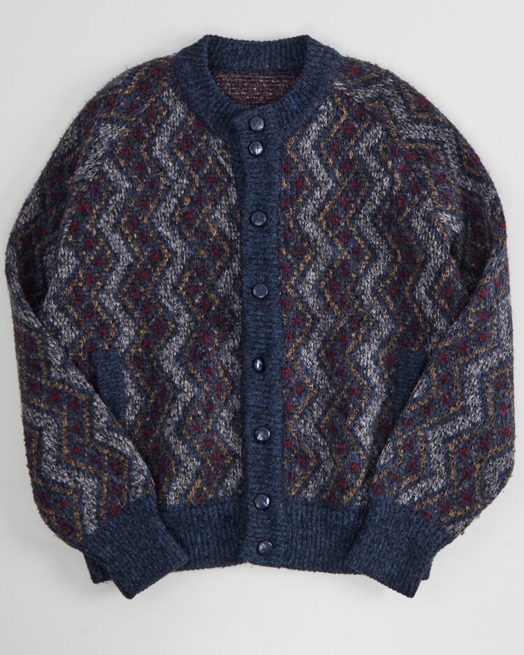 Винтажный кардиган с узором