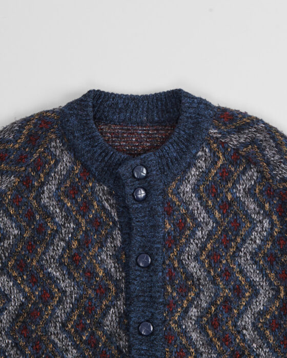 Винтажный кардиган с узором — фото 3