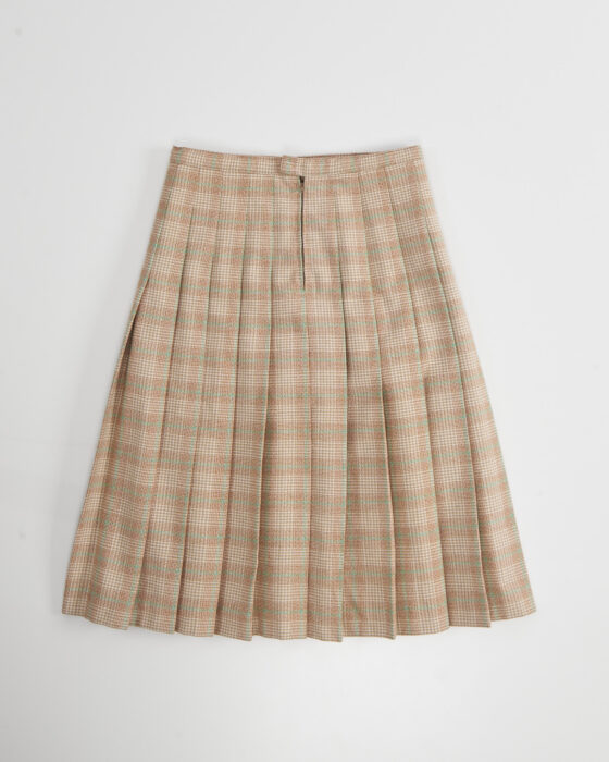Юбка плиссированная в клетку — фото 2