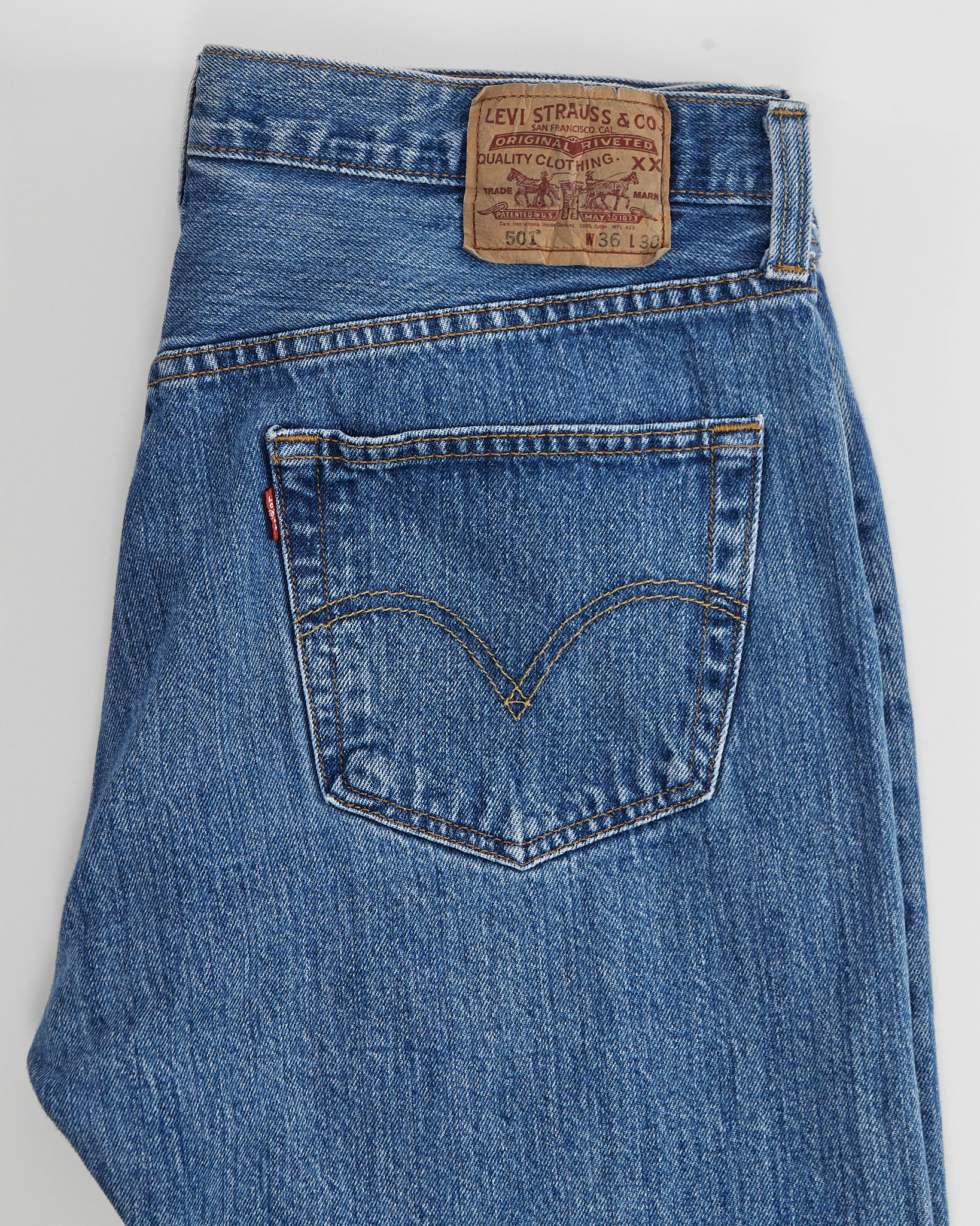 Джинсы LEVI’S 501 прямая посадка — изображение 3