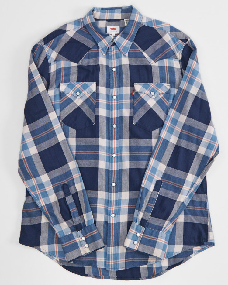 Рубашка Levi’s в синей клетке