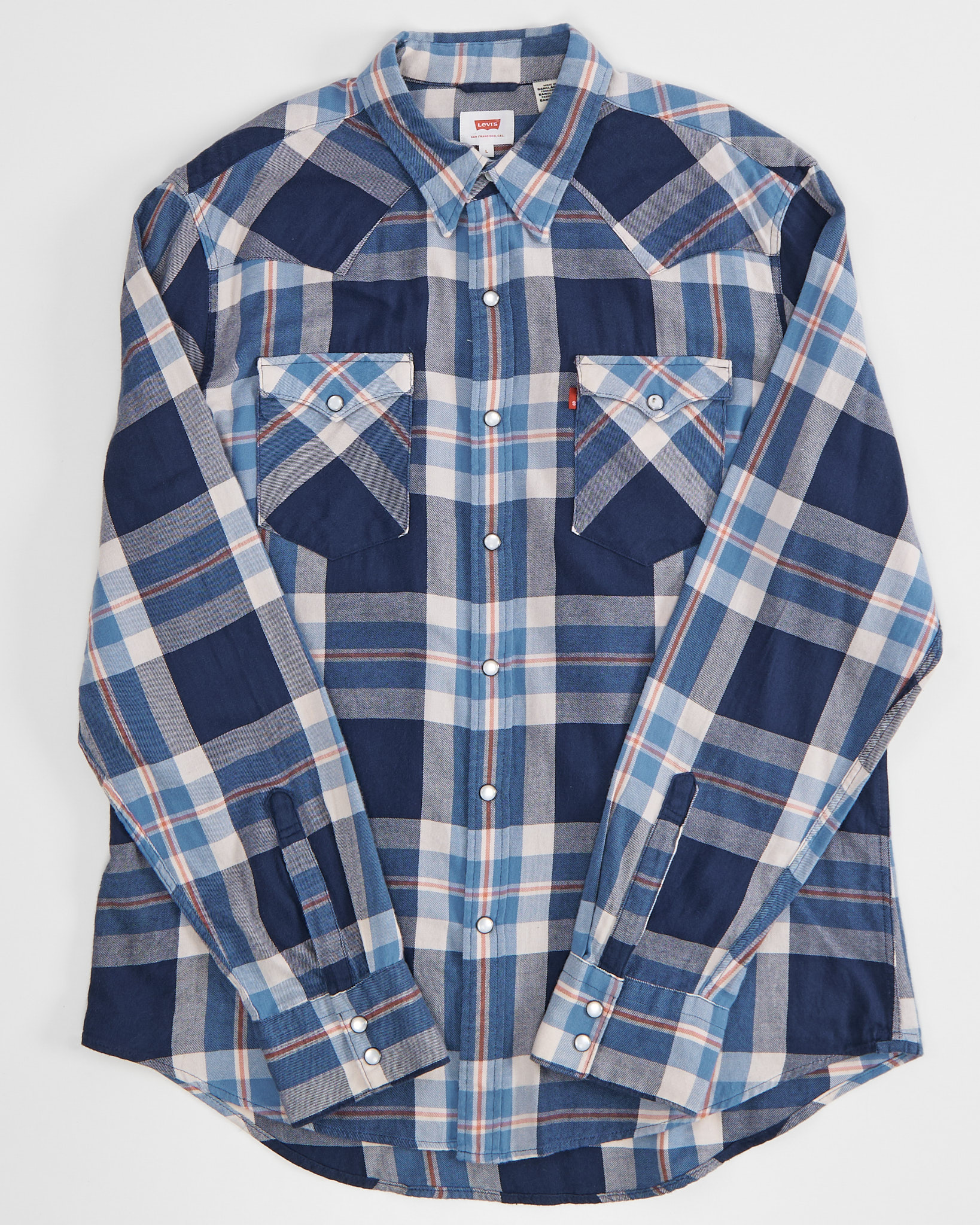 Рубашка Levi’s в синей клетке