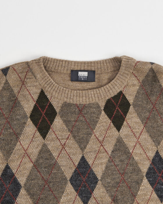 Джемпер с ромбами — фото 3