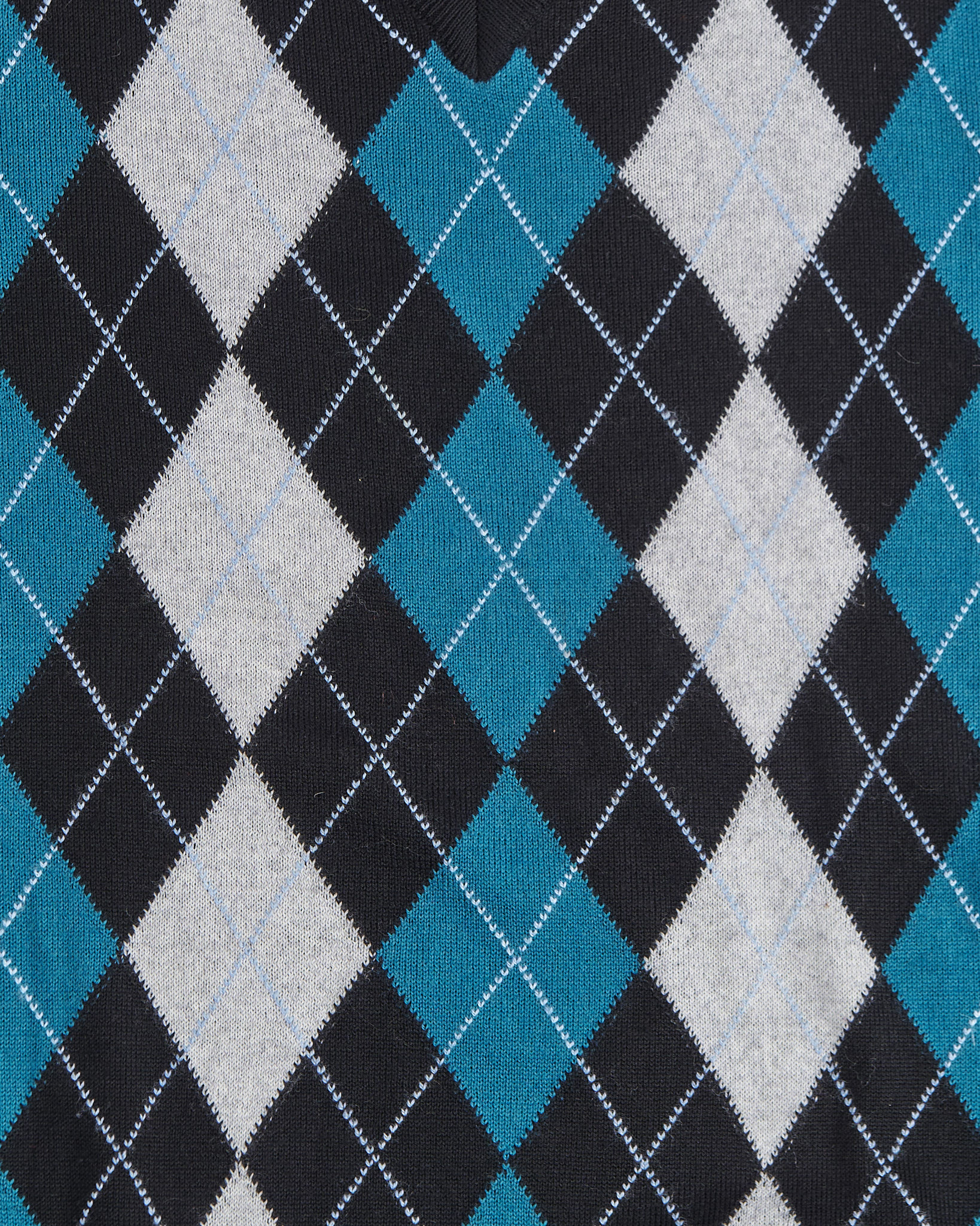 Свитер с ромбами made in Italy — изображение 4