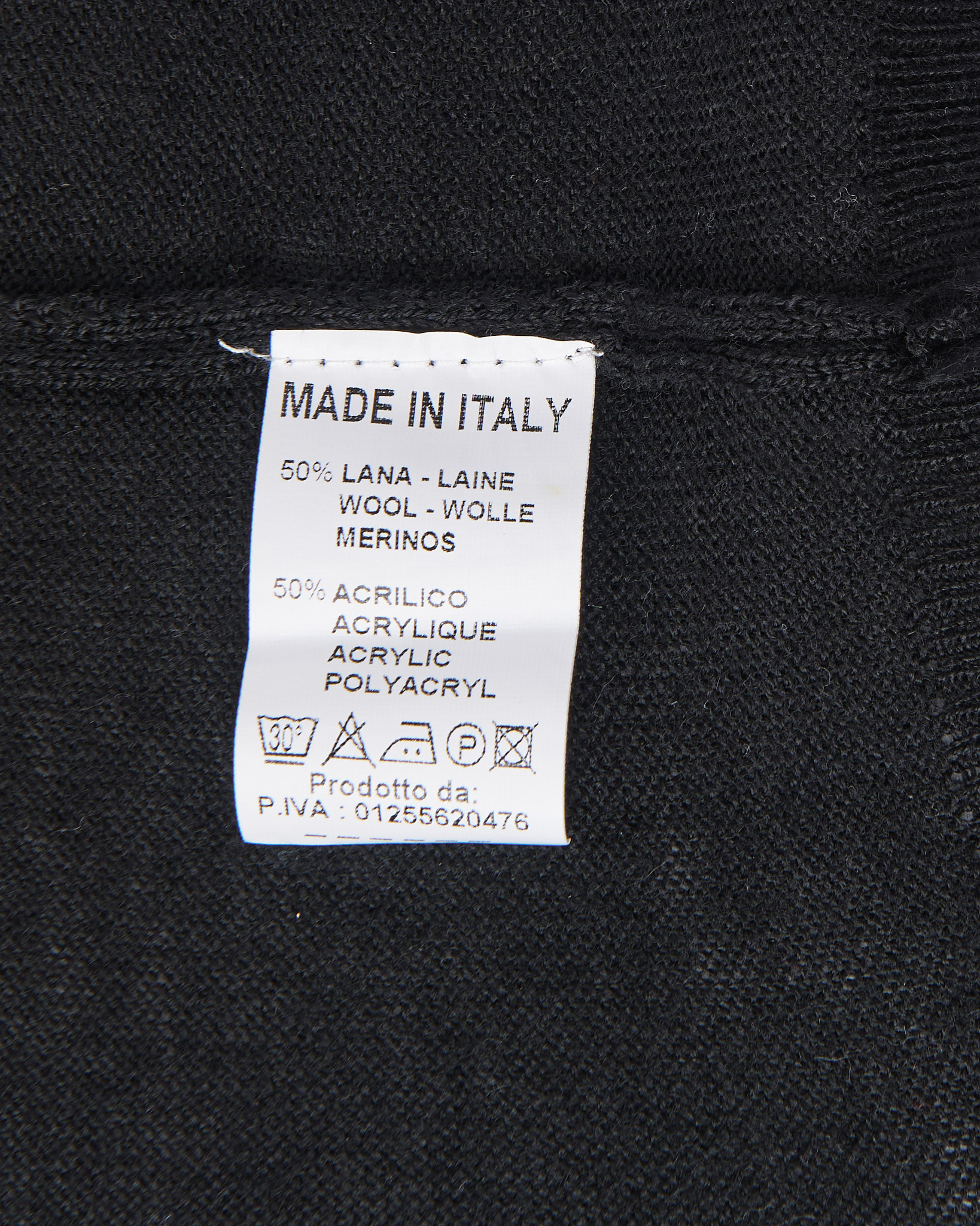 Свитер с ромбами made in Italy — изображение 5