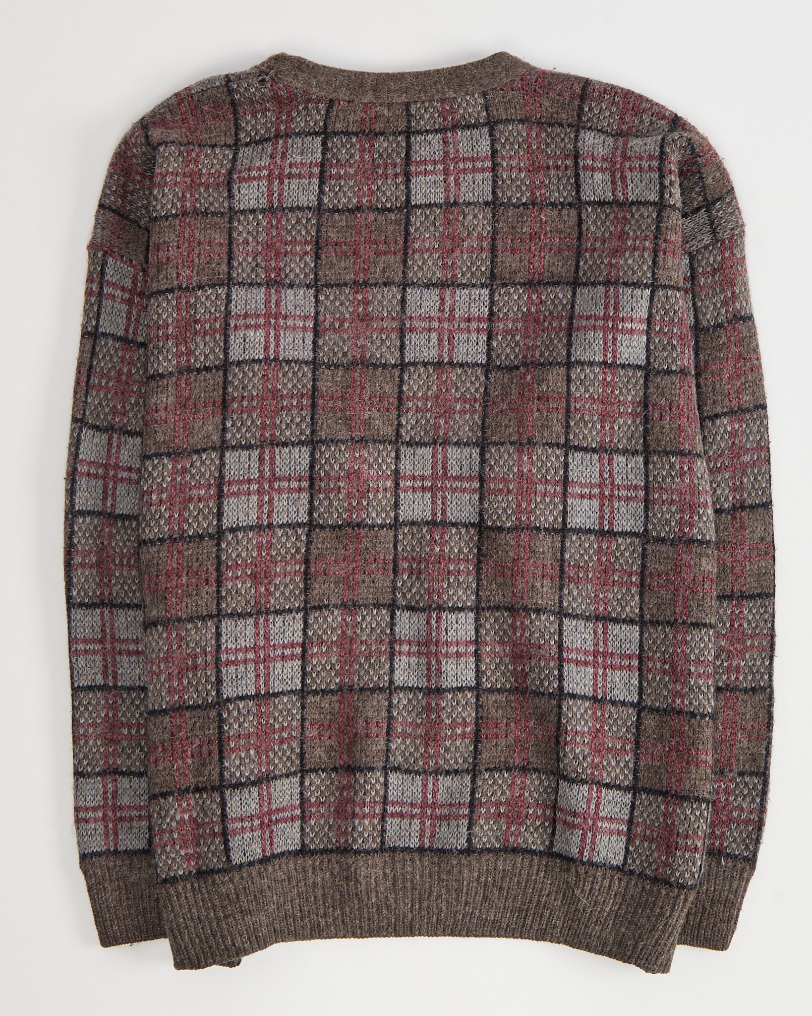 Вязаный свитер с графичным рисунком и вышивкой всадника — изображение 2