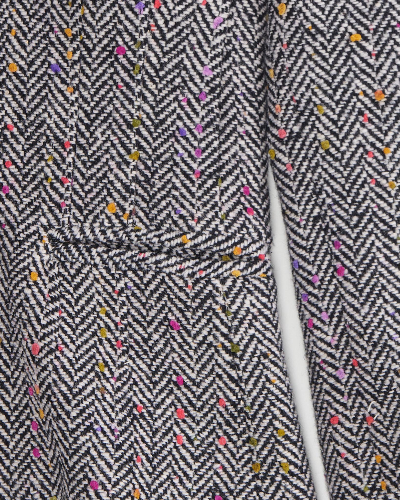 Твидовый жакет с фактурным узором — изображение 4