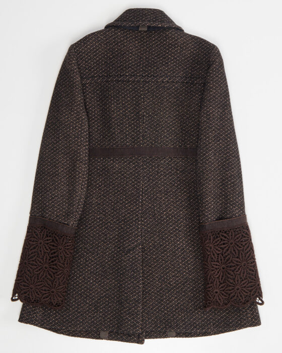 Пальто Sportmax Code с кружевными манжетами Sportmax — фото 2