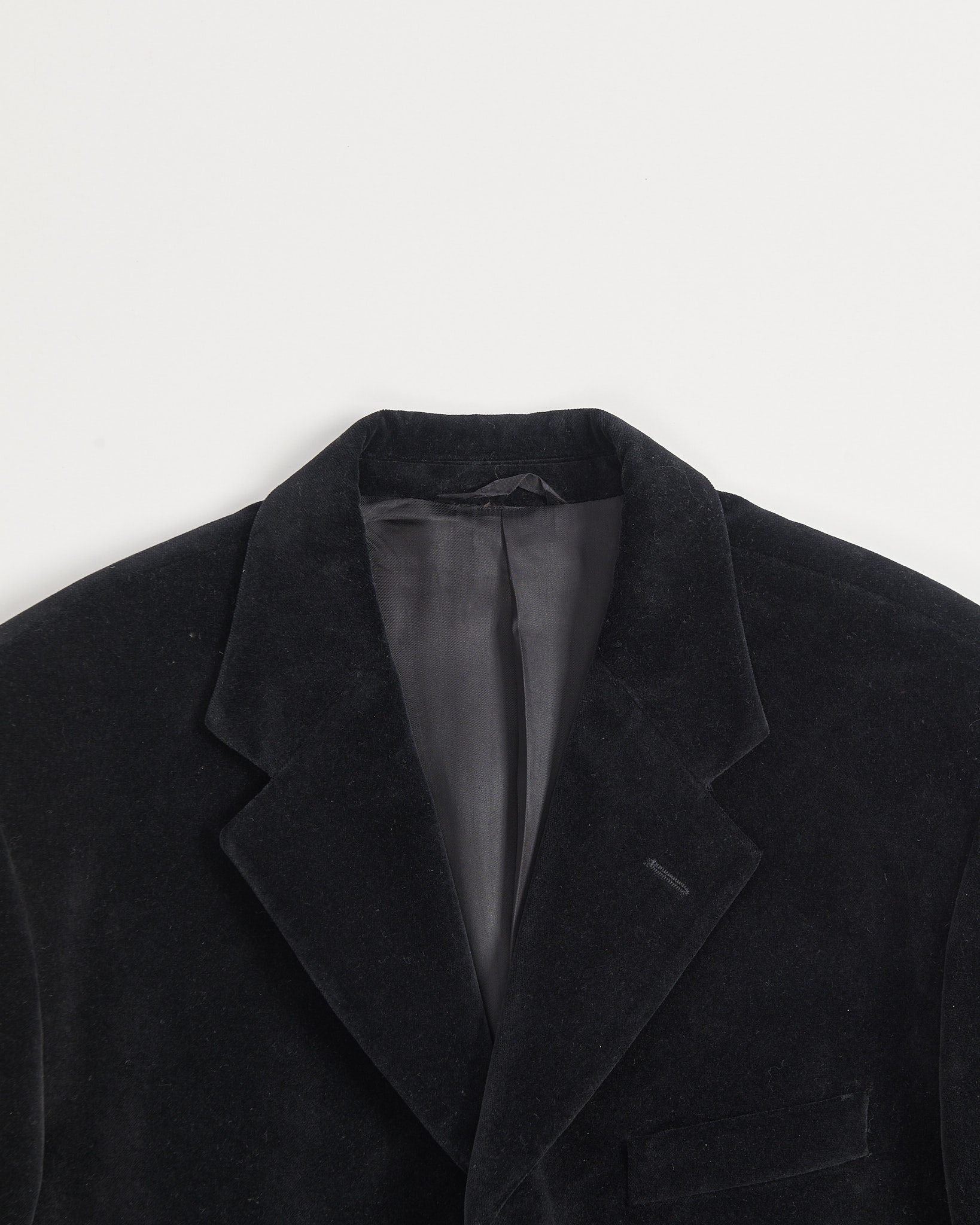 Блейзер из чёрного бархата Michael & Son — изображение 3