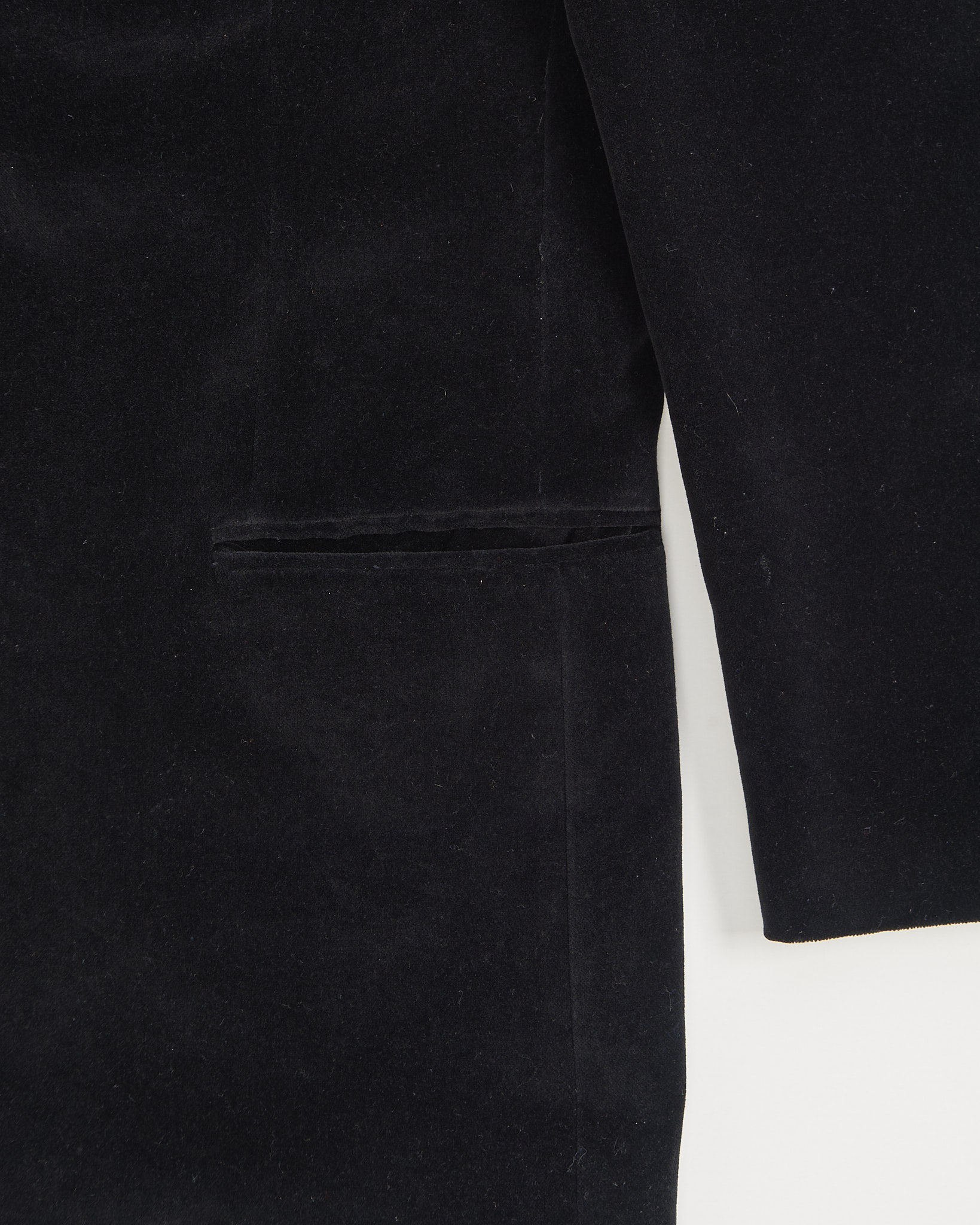 Блейзер из чёрного бархата Michael & Son — изображение 5